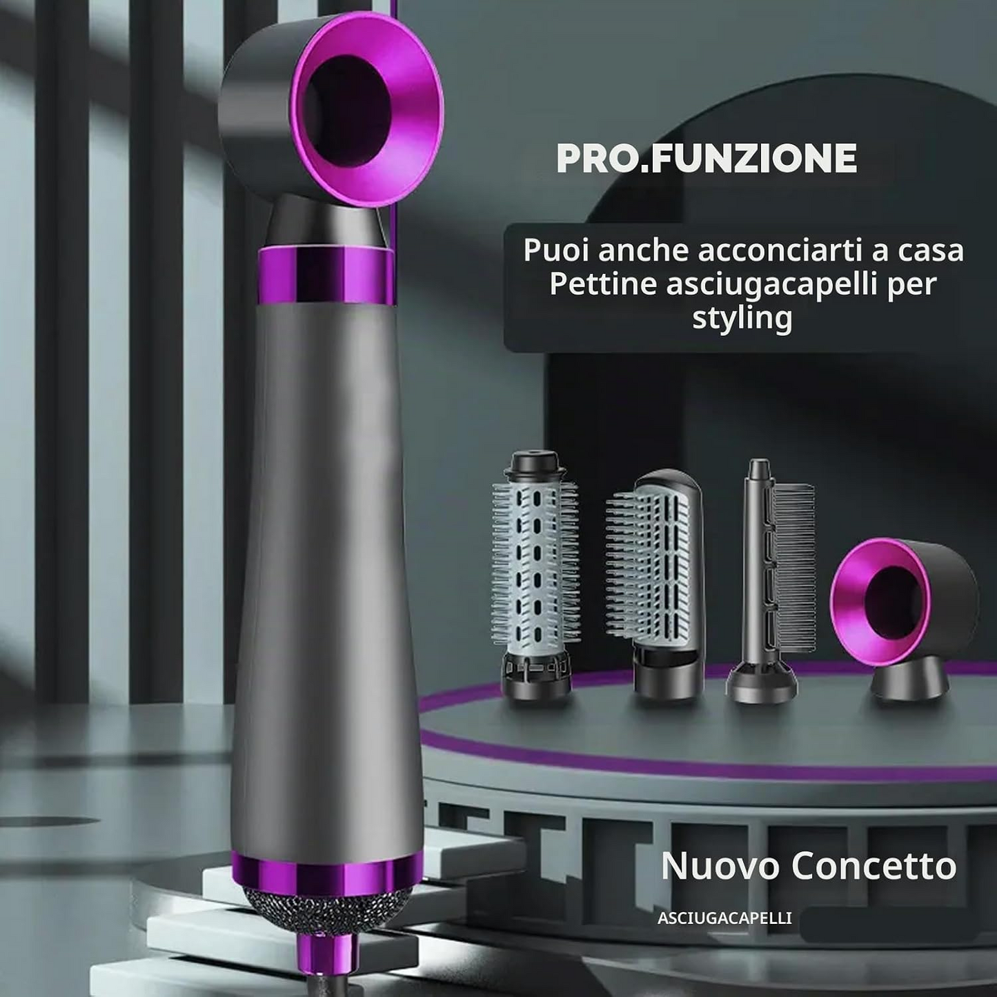 NAVELORA-Spazzola Asciugacapelli 5 in 1